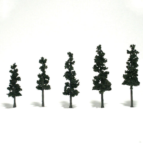 TR1560 - Trees Conifer Green 5pk (6.35 cm - 10.1 cm)