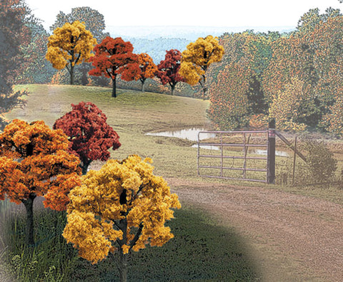 TR1576 - Trees - Fall Colours Deciduous 23pc (5.08cm-7.62cm)