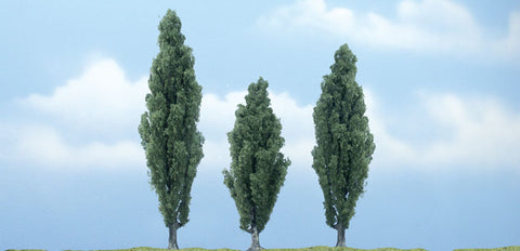 TR1611 - Trees - Poplar 3pk (11.4cm, 8.89cm, 10.1cm)