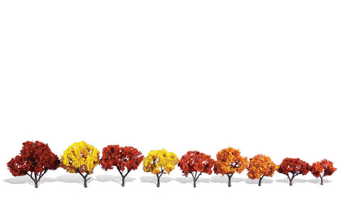 TR3540 - Trees - Harvest Blaze 9pc (3.17cm-7.62cm)