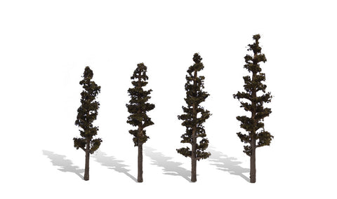TR3561 - Trees - Standing Timber 4pc (10.1cm-15.2cm)