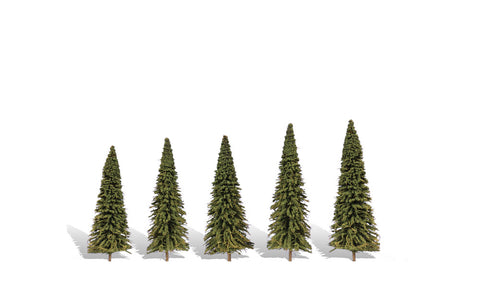 TR3565 - Trees - Forever Green 5pc (5.08cm-8.89cm)