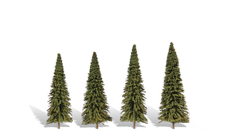 TR3568 - Trees - Conifer Forever Green 4pk (8.89 cm - 13.9 cm)