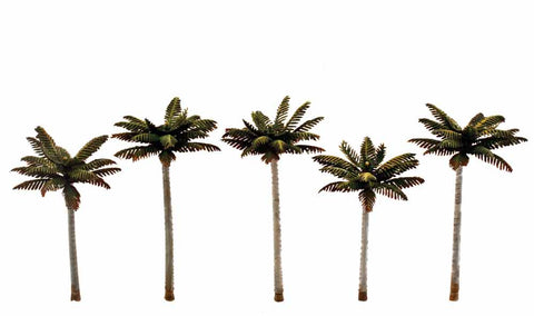 TR3597 - Trees - Small Palm Trees 5pc (7.62cm-9.52cm)
