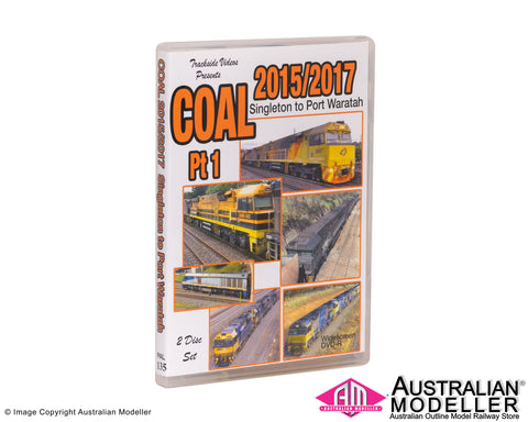 Trackside Videos - TRV135 - Coal 2015-2017 Pt.1 - Singleton to Port Waratah (DVD)