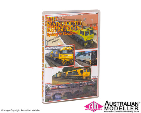 Trackside Videos - TRV142 - Main South Revisited 2017 Pt.1 - Sydney to Goulburn (DVD)