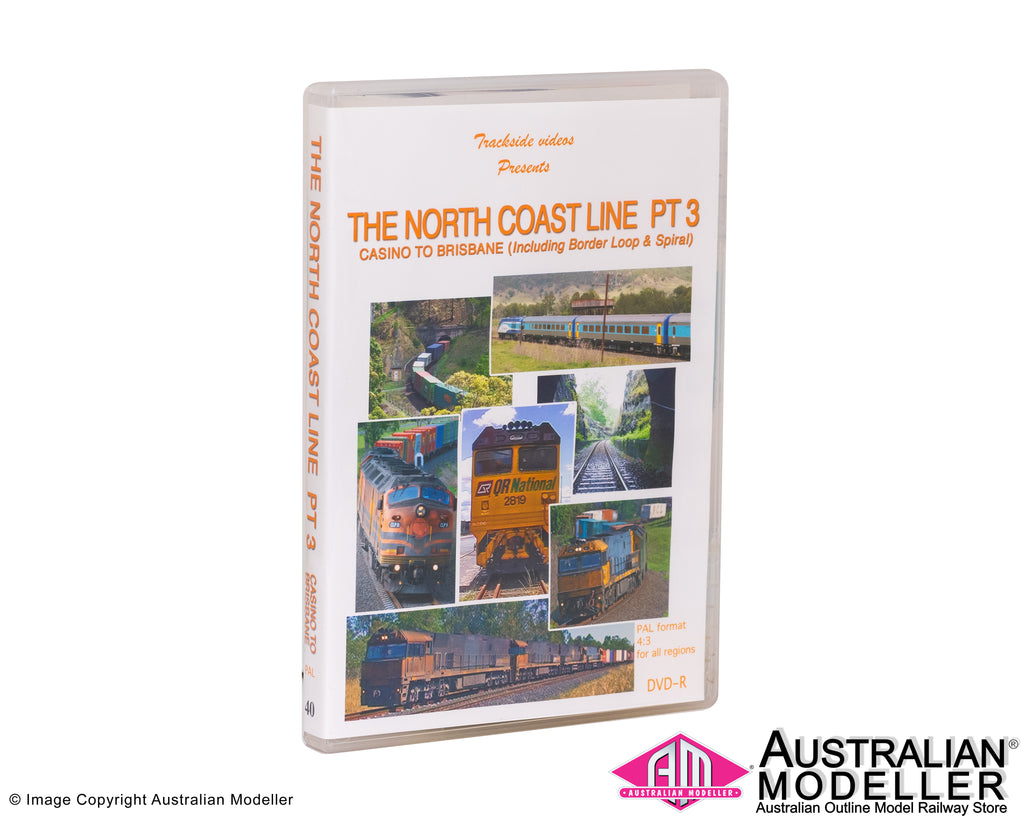 –　Pt.3　Brisbane　Trackside　Coast　Australian　Videos　TRV40　North　to　Line　Casino　Modeller