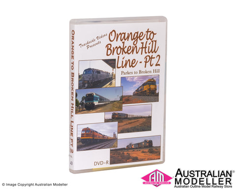 Trackside Videos - TRV43 - Orange to Broken Hill Line Pt.2 - Parkes to Broken Hill (DVD)