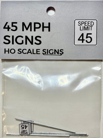The Train Girl - TTG014 - 45mph Limit 4pk (HO Scale)