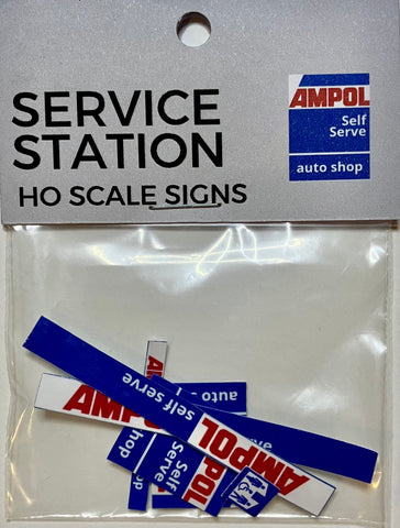 The Train Girl - TTG018 - Aussie Advertising "Service Station" 6pk (HO Scale)
