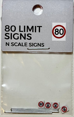 The Train Girl - TTG030 - 80km Limit 4pk (N Scale)