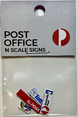 The Train Girl - TTG036 - Aussie Advertising “Post Office” 6pk (N Scale)