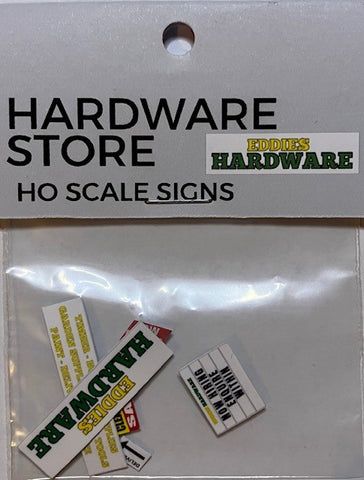 The Train Girl - TTG037 - Aussie Advertising "Hardware Store" 6pk (HO Scale)