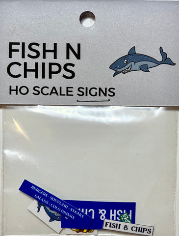 The Train Girl - TTG039 - Aussie Advertising "Fish n Chips" 6pk (HO Scale)
