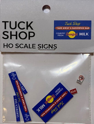 The Train Girl - TTG040 - Aussie Advertising "Tuck Shop" 6pk (HO Scale)