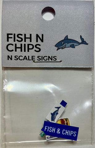The Train Girl - TTG051 - Aussie Advertising "Fish n Chips" 6pk (N Scale)