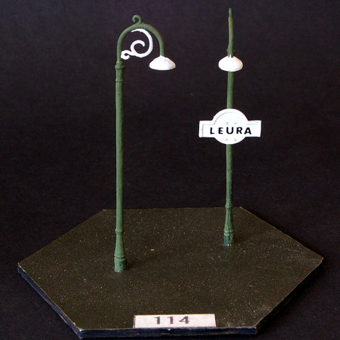 Uneek - UN-114 - Scroll Top Lights (3pc) (HO Scale)