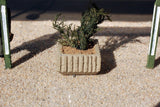 Uneek - UN-210 - Pot Planter - Square Base (HO Scale)