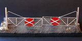 Uneek - UN-612 - Etched Brass Level Crossing Gates With Posts (HO Scale)