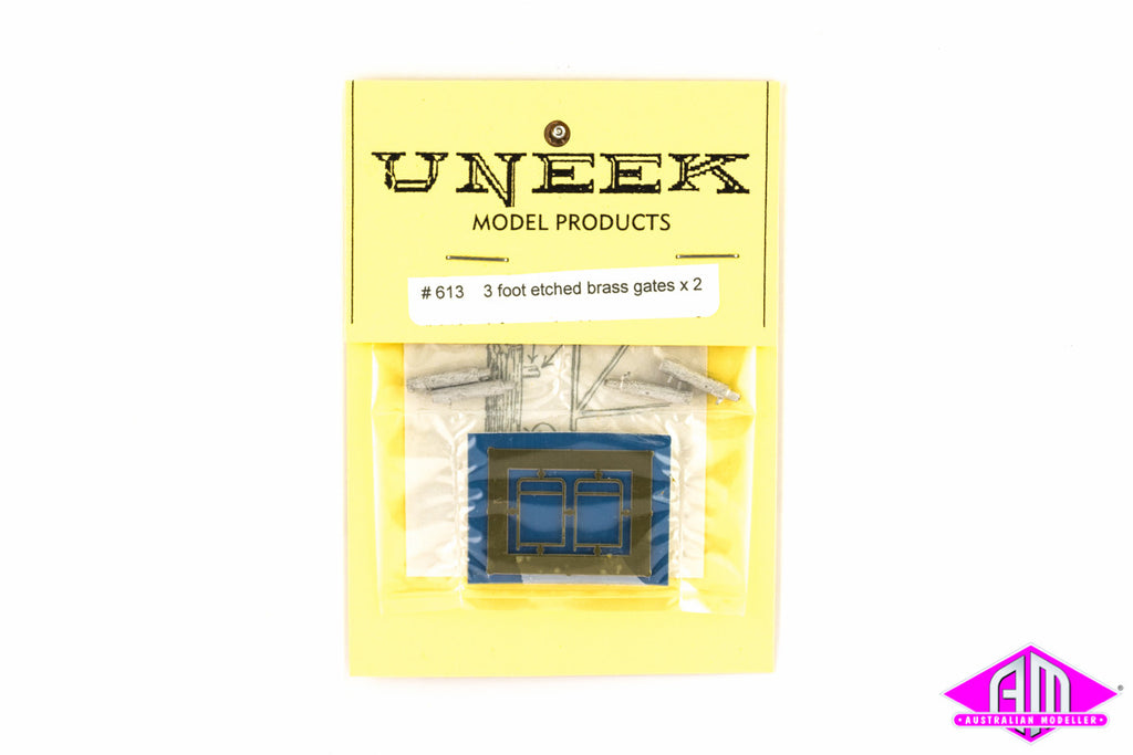 Uneek - UN-613 - Etched Brass 3ft Gates & Posts (HO Scale) – Australian  Modeller
