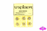 Uneek - UN-802 - Spoked Wheels - 6pc (HO Scale)