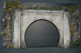 Uneek - UN-852 - Double Tunnel Portal - Brick (HO Scale)