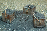 Uneek - UN-881 - Coal Buckets - Square (HO Scale)