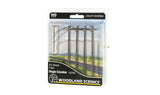 US2265 Wired Poles Single Crossbar (HO Scale)