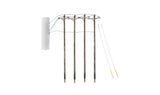 US2265 Wired Poles Single Crossbar (HO Scale)
