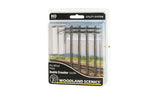 US2266 Wired Poles Double Crossbar (HO Scale)