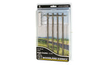 US2280 Wired Poles Single Crossbar (O Scale)