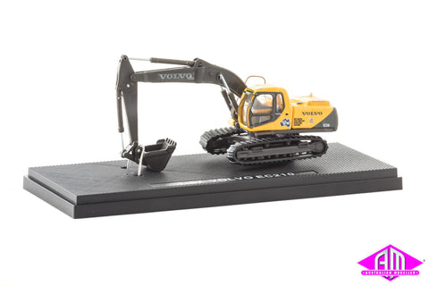 Road Ragers - 9499 - Volvo EC210 Hydraulic Excavator (HO Scale)