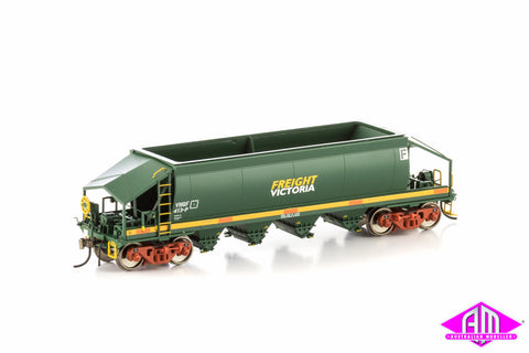 VHQF Quarry Hopper, Green with Freight Victoria Logo, 4 Car Pack VHW-19