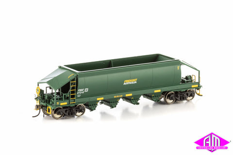 VHQF Quarry Hopper, Green with Small Freight Australia Logo, 4 Car Pack VHW-20