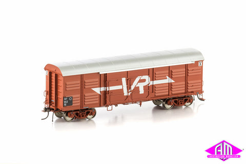 VLX Louvered Van, VR Wagon Red with Large VR Logo, 4 Car Pack VLV-16