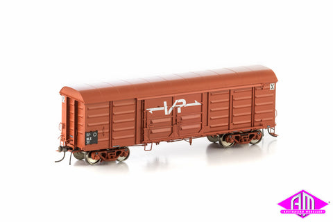 BLX Box Van, VR Wagon Red with Medium VR Logo, 4 Car Pack VLV-25