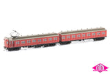 Tait VR Carriage Red with Disc Wheels & No Signs - 4 Car Set VPS-19