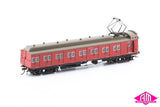 Tait VR Carriage Red with Disc Wheels & No Signs - 4 Car Set VPS-19