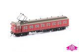 Tait VR Carriage Red with Disc Wheels & No Signs - 7 Car Set VPS-23 HO Scale