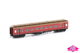 E Passenger Car VR Commuter Cars, Carriage Red - 4 Car Set VPS-34