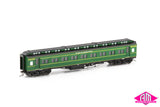 E Passenger Car The Overland, Hawthorn Green with etched "The Overland" nameplate - 4 Car Set VPS-36