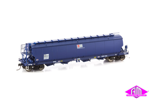 Grain Hopper AWB WGBY STANDARD GAUGE, DARK BLUE, AS BUILT circa 2009 - CURRENT (WGB01) 3pk