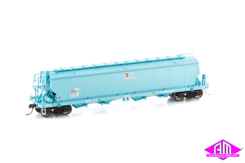 Grain Hopper AWB WGBY STANDARD GAUGE, FADED DARK BLUE, circa 2009 - CURRENT (WGB05) 3pk