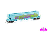 Grain Hopper AWB WGBY STANDARD GAUGE, FADED DARK BLUE, circa 2009 - CURRENT (WGB06) 3pk