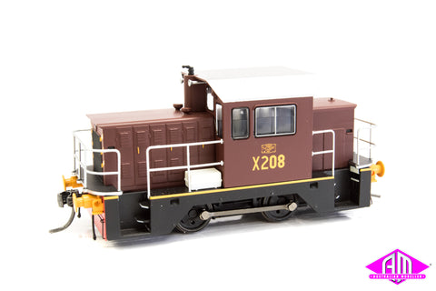NSWGR X200 Class Rail Tractor X208 Rail Tractor - Indian Red