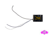 DCC Concepts DCD-ZN218.6 - Zen Black Decoder - 21 pin MTC, 8 Pin Connection, 6 Full Power Functions