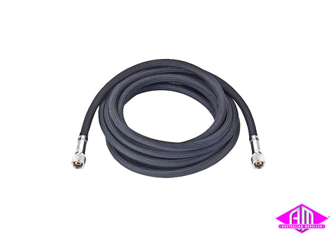 BRAIDED AIR HOSE, 1.8M, DIA7X4MM