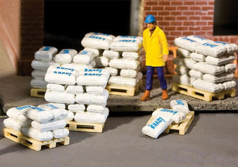 949-4130 - Bags of Sand, Grain & Cement 40pc (HO Scale)