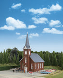 933-3496 - Brick Church Kit (HO Scale)