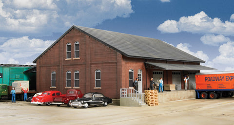 933-2954 - Brick Freight House Kit (HO Scale)